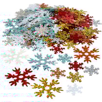 Paillettes, dim. 25+45 mm, ass. de couleurs, 250 gr/ 1 Pq.