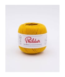 Cotons à Crocheter PHIL PERLE 5 - Phildar Tournesol Jaune