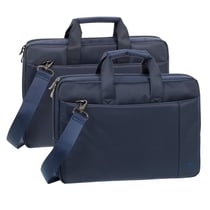 Sacoche Rivacase CENTRAL 2 poches de rangement pour pc 15.6" Bleue