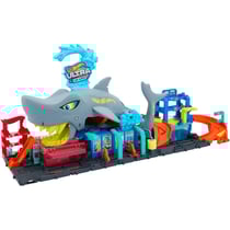 Hot Wheels City-Station De Lavage Requin Coffret Voiture