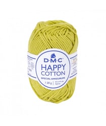 Pelote de 20Gr - coton spécial Amigurumi HAPPY COTTON - PPSC - Oeko Tex- Dmc 752 Vert