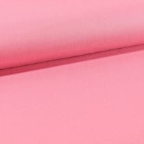 Tissu Toile Coton Canvas uni Rose