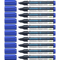 Lot de 10 marqueurs tableau blanc - SCHNEIDER - Maxx 293 - Bleu