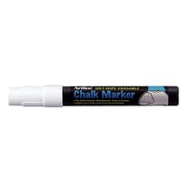 Lot de 12 marqueurs craie liquide ARTLINE - Pointe conique 4 mm - Blanc