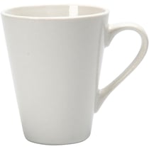 Tasse, H : 10 cm, d 5-8 cm, 250 ml, blanc, 1 pièce