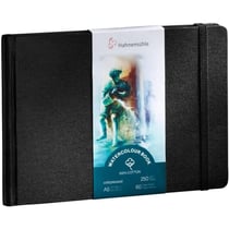 Carnet aquarelle - Watercolour book - 100% coton - 250g/m² - 30 feuilles grain fin - Paysage - A5 - Hahnemühle