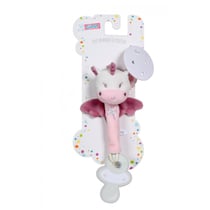 Peluche - Accroche-tétine Les p'tits féeriques licorne 13 cm s/carte