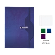 Cahier - 24x32(cm) - Petits carreaux - 96 pages - couverture en carton - sans spirale - Clairefontaine - Calligraphe