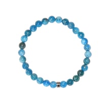 Bracelet Apatite Perles rondes 6 mm - Omsaé