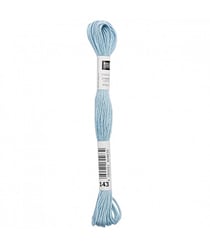 Fil à broder mouliné Uni - Rico Design 143 Bleu