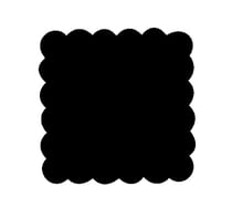 Perforatrice carré dentelé 3,8x3,8 cm - Artemio