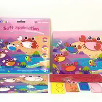 Famille Crabes - Kit Créatif en mousse - Apli Krapli