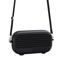 Enceinte Bluetooth Portable 10W Karaoke Avec Micro Et Sangle Haut Parleur Externe Noir YONIS