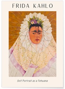 Affiche Frida Kahlo «Self Portrait as a Tehuana» | A3 : 29,7x42cm