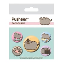 Pusheen - Pack 5 badges Fancy