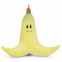Peluche super mario kart - banane jaune 35 cm - nintendo - peluche licence