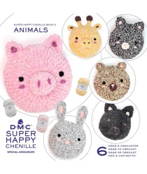 Super Happy Chenille - BOOK 2 - Animals - DMC Multicolore
