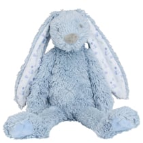 Peluche Lapin Richie Liberty bleu 38 cm - Happy Horse