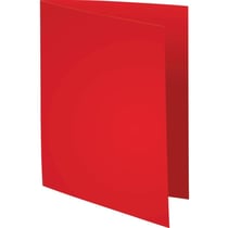 Paquet de 100 chemises Super Exacompta 24 x 32 cm carte rigide rouge