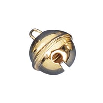 Déco-Clochettes en métal (forme boule), 4 pces. , or