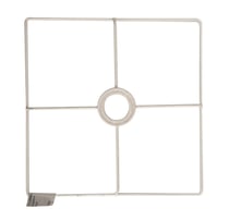 Armature abat-jour carré avec bague 20 cm