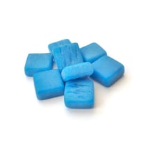 Graine Créative - Mosaique en pâte de verre Mat Bleu vif 500g