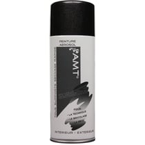 Bombe de peinture noir métallisé 330ml - Amt