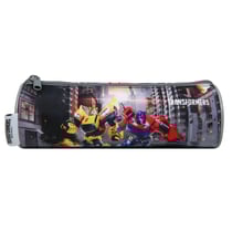 Trousse scolaire ronde Transformers Grise - BAGTROTTER