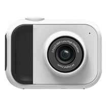 Appareil Photo Enfant Grand Angle 120° Mémoire Intégrée Écran LCD Rouge Blanc YONIS