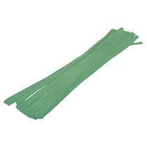 Filin chenille, 0,6x30cm, 25 pces, vert