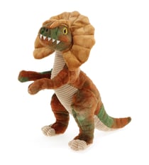 Peluche Keeleco 100% recyclée - Dinosaure Diloplosaure - 26cm