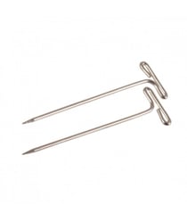 Lot de 50 epingles T de blocage tricot - Knitpro Argent