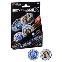 Beyblade X Dual Pack Cowl Sphinx 1-80GF et Crest Leon 7-60GN, des 8 ans