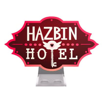 Hazbin Hotel - Veilleuse Hazbin Hotel Logo Stand 13 cm