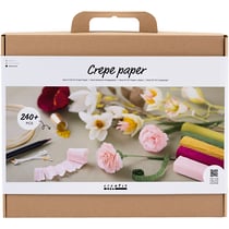 Maxi Kit Créatif Papier Crépon - Fleurs