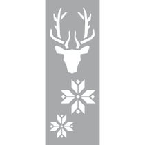 Graine Créative - Pochoir 15 x 40 cm Tête de cerf