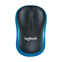 Souris Sans Fil Ergonomique USB Pour Ordinateur Portable Et Bureau Noire Et Bleue Noir YONIS