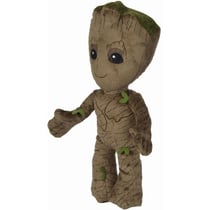 Peluche groot marron 23 cm - marvel - dc - doudou licence