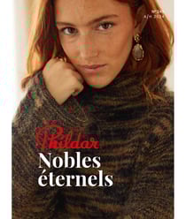 Catalogue Phildar 249 Nobles Éternels Automne/Hiver 2024 – Les 20 Indispensables de la Saison Marron