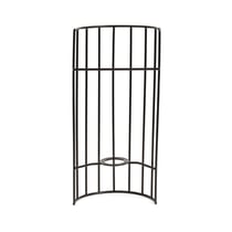 Carcasse d'abat-jour Applique demi-lune noire