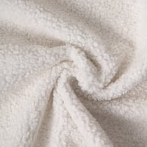 Tissu Bouclette uni Blanc