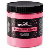Encre acrylique rose pour sérigraphie - Speedball