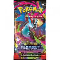 Booster pokémon méga-Évolutions - flammes fantasmagoriques - asmodee - cartes a collectionner française
