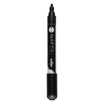 Marqueur - Peinture acrylique - Noir - Permanent - Pointe ronde 1mm - Marbel - Darwi