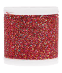 Fil à broder Métallisé N° 40 - 200M - Rico Design Rouge