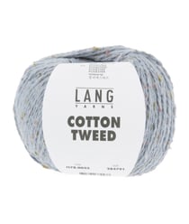 Pelote de Soie et Coton COTTON TWEED - Lang Yarns 33 Bleu