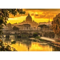 Puzzle 1000 pièces - Golden Light over Rome - Schmidt Spiele