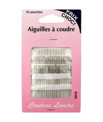 Ensemble de 50 Aiguilles à Coudre à la Main Distrifil : Qualité et Polyvalence Réunies Rose