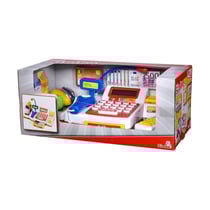 Caisse de supermarché avec scanneur