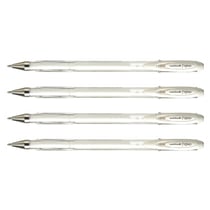 Stylo roller encre gel UNI-BALL - Signo UM120AC - Blanc - Pointe moyenne 0,7 mm
